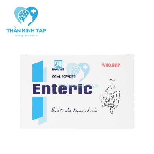 Enteric (Hộp 30 gói) - Thuốc hỗ trợ điều trị viêm ruột